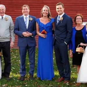 Bill Levkoff Dress in Horizon Blue